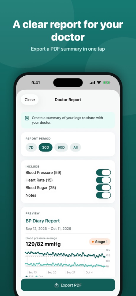 PDF doctor report preview